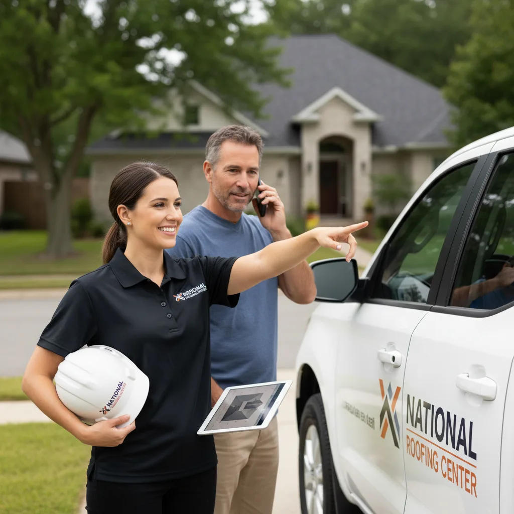 National Roofing Center customer support in Halls
